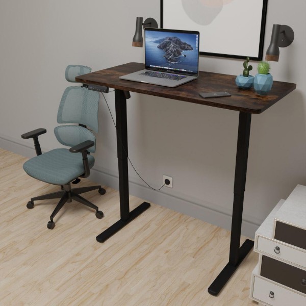 Фото - Стол с электрорегулировкой высоты Mealux PowerDesk Lite Antique (EVO-201 Lite Antique/B)